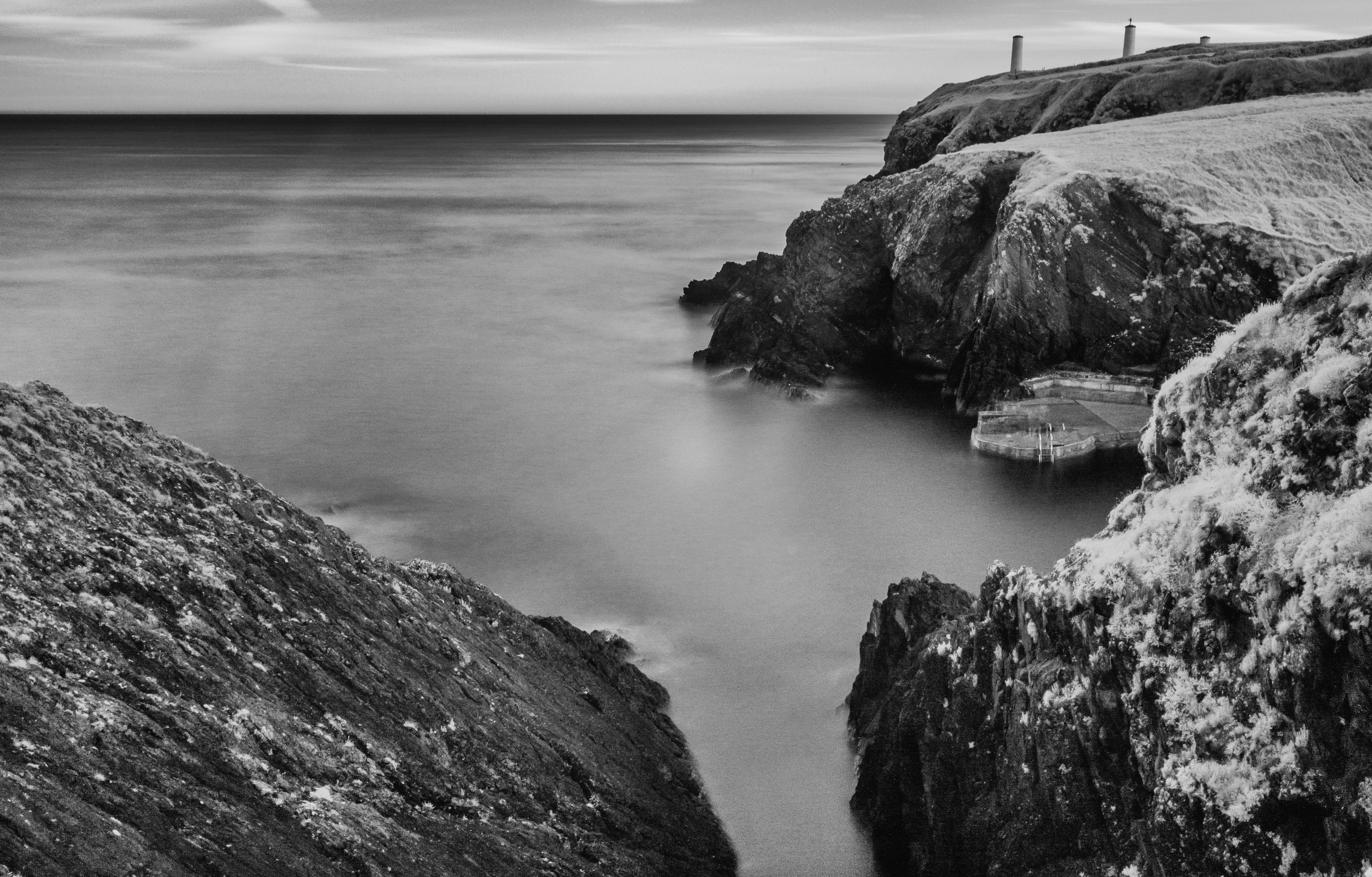 Newtown Cove Tramore Infrared Long Exposure Fuji X100